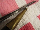 E.GAYLORD ,CHICOPEE ,MASS,J.C. MILLER INSPECTOR,BAYONET SCABBARD ,CAP BOX,U.S. BELT PLATE,& KEEPER, over 40'' ,arrow head hooks - 11 of 15