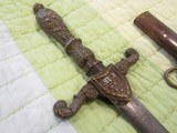 MODEL 1840 MEDICAL OFFICER SWORD , AND HANGER CLIPS, MINTY ,GREAT PATINA,Klingental ,Coulaux & Cie - 3 of 4