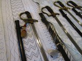 Four ww2 German officers sword, minty blade, two portapees,scabbards above good - 3 of 4