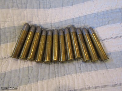 1887 U.M.C. 45/70 12 ROUNDS ,SOLID HEAD ,VINTAGE ORIGINAL UNFIRED