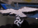 GERMAN ,HAT OR POCKET,LUFTWAFFE ORIGINAL PERIOD EAGEL VET BRING BACK , DOES NOT LIGHT UNDER BLACK LIGHT, 100% GURANTEED - 2 of 6