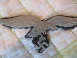 GERMAN ,HAT OR POCKET,LUFTWAFFE ORIGINAL PERIOD EAGEL VET BRING BACK , DOES NOT LIGHT UNDER BLACK LIGHT, 100% GURANTEED - 1 of 6