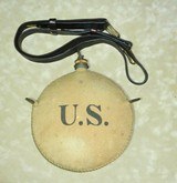 Original U.S. marked 1878 military canteen, strap. - 1 of 5