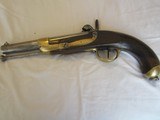 FRENCH MILITARY PERCUSSION PISTOL (converted) - 2 of 11