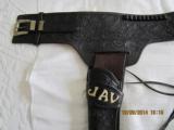 GUN BELT WITH TWO HOLSTERS - 2 of 5