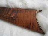 GOULCHER KENTUCKY RIFLE--PERCUSSION-TIGER STRIPE MAPLE STOCK
(PROJECT Rifle) - 1 of 15