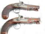 CASED PAIR
of PERCUSSION PISTOLS
by PEGLER - 8 of 15