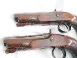 CASED PAIR
of PERCUSSION PISTOLS
by PEGLER - 7 of 15