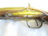 GERMAN PERCUSSIAN NAVAL PISTOL
( with a heavy brass cannon barrel) - 6 of 15