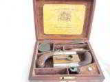 COMPLETE CASED SET OF PERCUSSION PISTOLS
by CHARLES JAMES SMITH
of LONDON - 2 of 15