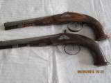 A PAIR OF TOP QUALITY AUSTRIAN PERCUSSION PISTOLS - 2 of 14