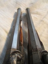 A PAIR OF TOP QUALITY AUSTRIAN PERCUSSION PISTOLS - 4 of 15