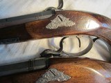 A PAIR OF TOP QUALITY AUSTRIAN PERCUSSION PISTOLS - 10 of 15