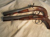 A PAIR OF TOP QUALITY AUSTRIAN PERCUSSION PISTOLS - 1 of 15