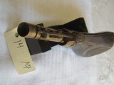 4 Antique SHOT FLASKS and 1 Antique Zinc POWDER FLASH - 6 of 15
