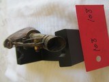4 Antique SHOT FLASKS and 1 Antique Zinc POWDER FLASH - 12 of 15