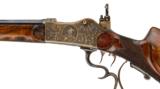 Villforth Martini Engraved Schuetzen Rifle - 4 of 5