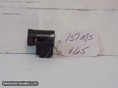 Lyman #17 hooded front sight with aperture insert