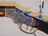 STEVENS MODEL 52-44 ENGRAVED SCHUETZEN RIFLE - 1 of 11