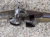Very Fancy Embellished Brass Frame Mid East Flintlock Pistol - 9 of 9
