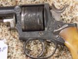 Belgian Engraved Six Shot Revolver - 2 of 6