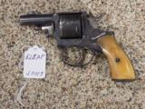 Belgian Engraved Six Shot Revolver - 1 of 6