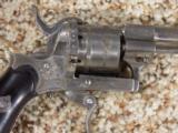 Engraved Miniature Pin Fire Revolver - 4 of 6
