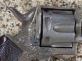 British Bull Dog Engraved Revolver - 4 of 6