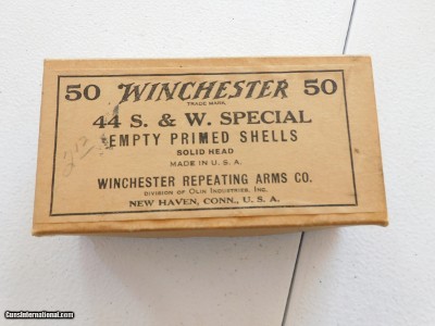 33 S&W Special empty primed shells