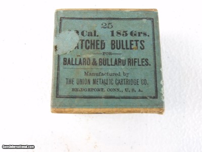 32 cal. patched bullets