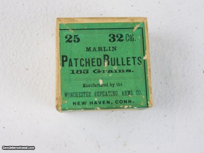 32 cal. patched bullets