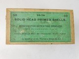 40-70 Sharps or Rem. primed shells