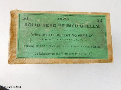 40-70 Sharps or Rem. primed cartridges