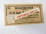 25-20 SS unprimed shells - 1 of 1