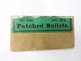 40 cal. patched bullets - 2 of 2