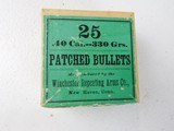 40 cal. patched bullets