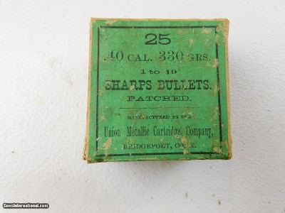 40 cal. patched bullets