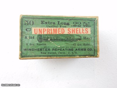 22 extra long CF unprimed cases