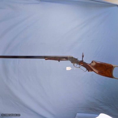 Stevens Engraved Model 52-44 Schuetzen Rifle