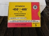 450/400 Nitro Express Cartridges