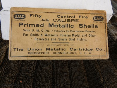 44 S&W R primed shells