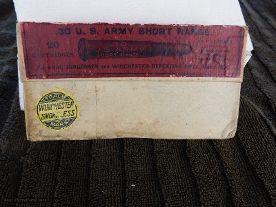 30 US Army Short Range Cartridges