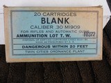 30 cal. M1909 blanks