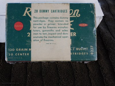 270 Win. Dummy Cartridges