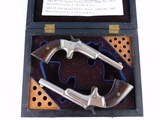 Cased Set of Stevens Old Model Pocket Pistols - 3 of 4