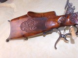 C. Stiegele Engraved German Schuetzen Rifle - 3 of 11