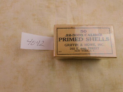 22-3000 Griffen & Howe empty cases