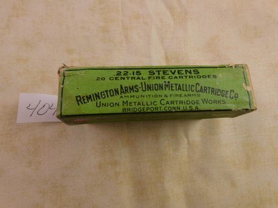 22-15-60 Stevens cartridges