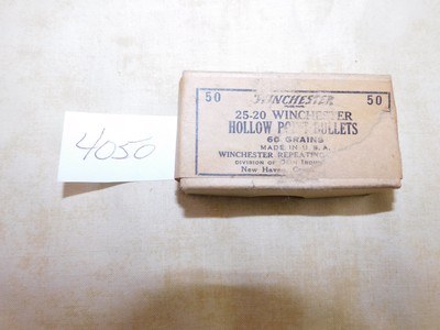 25-20 hollow point bullets