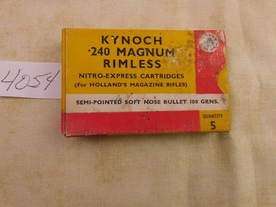 240 Magnum cartridges